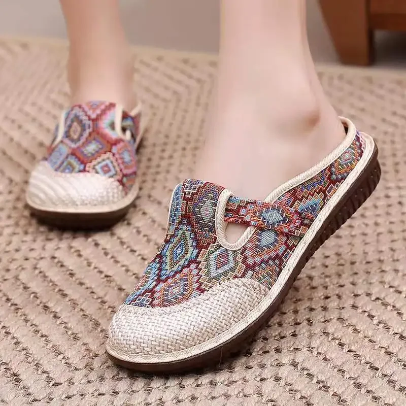 Ethnic Fashion Walk - Frauen ethnischen Stil Hausschuhe Mode Frauen