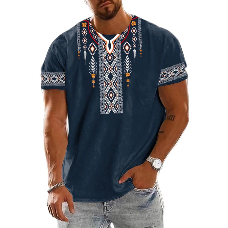Ethnic Fashion Trend - Trend 2025 Vintage Ethnische Grafik T