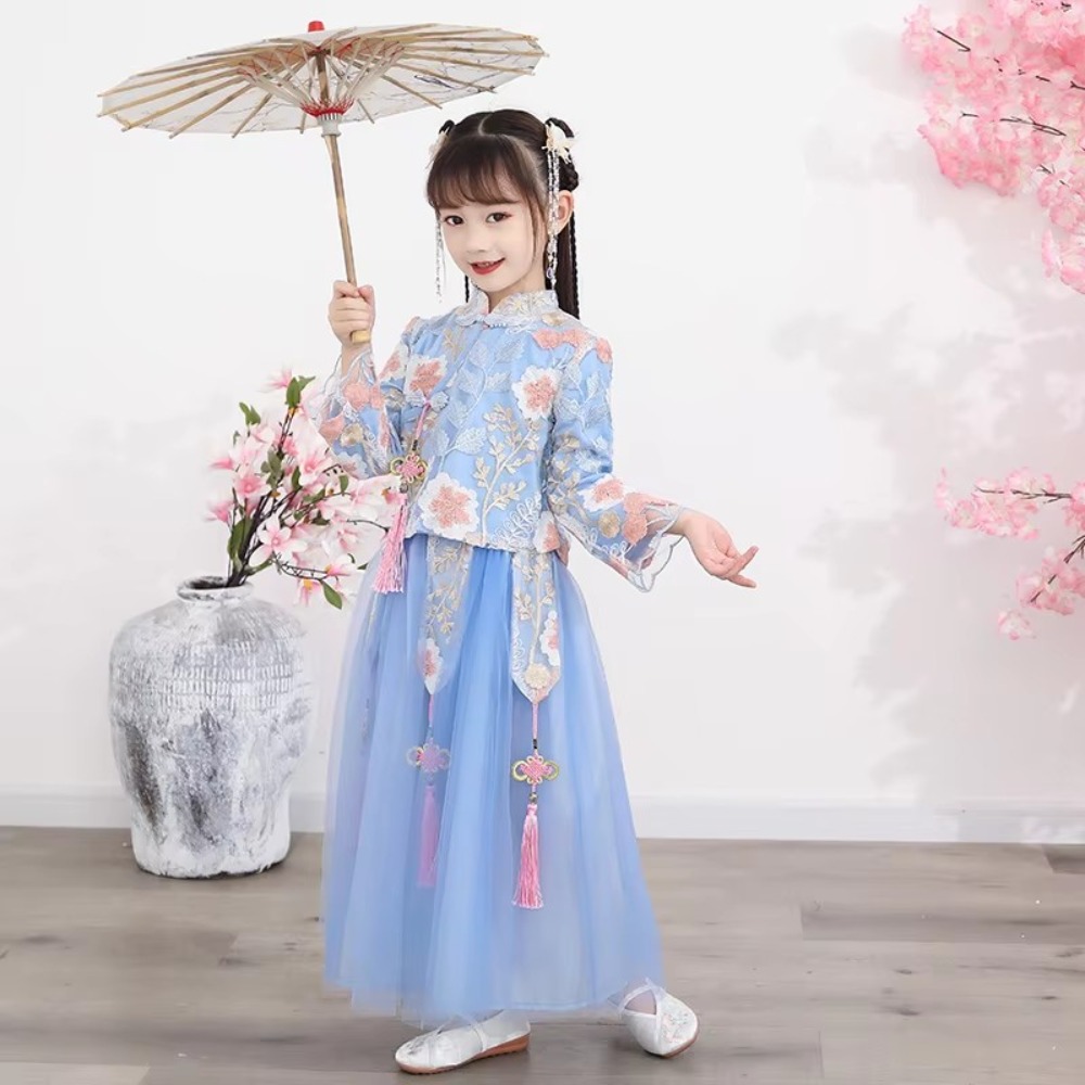 Kinder Kleidung Mädchen Kleid  – Fashion Show Ethnic Wear Bewertung und Preis