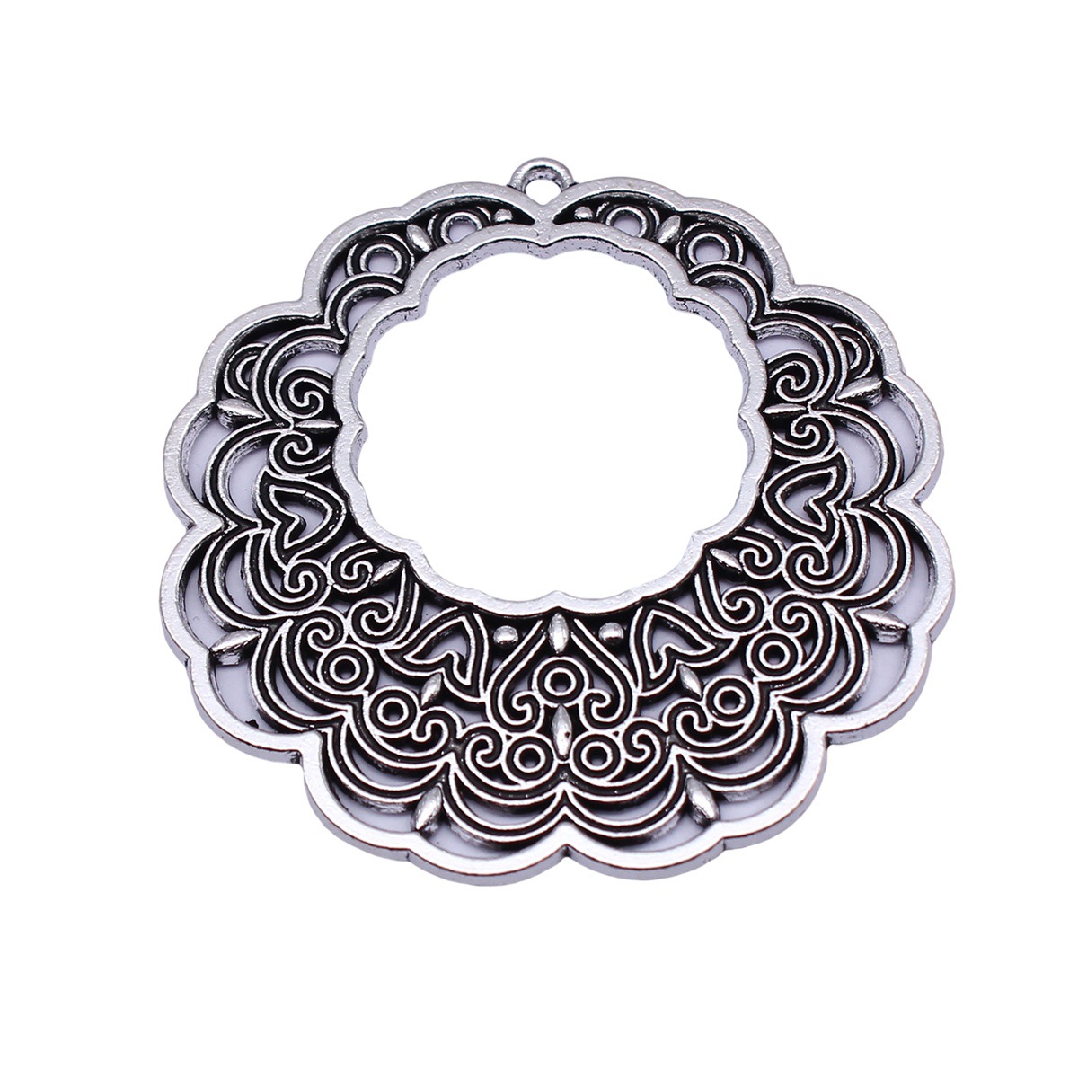 Boho Ethno-Mandala-Anhänger, B – Ethnic Fashion Wear Bewertung und Preis