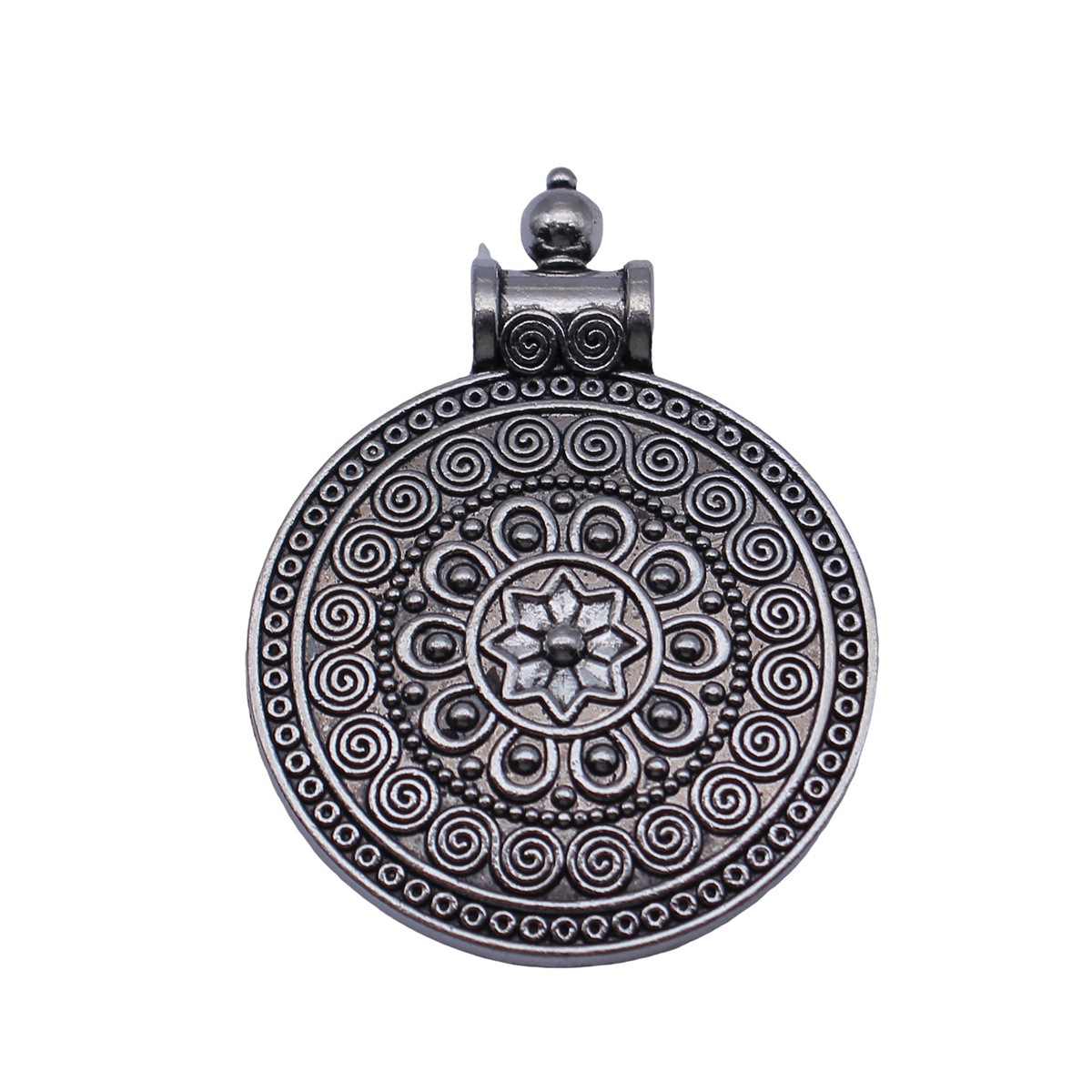 Boho Ethno-Mandala-Anhänger, B – Ethnic Fashion Wear Bewertung und Preis