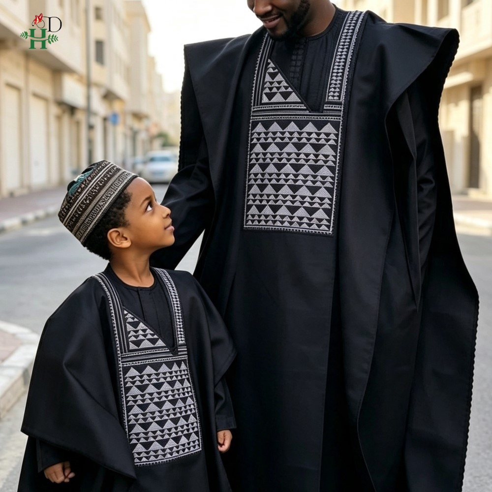 Vater-Sohn-Outfits, türkische  – Boubou Men Africa Bewertung und Preis