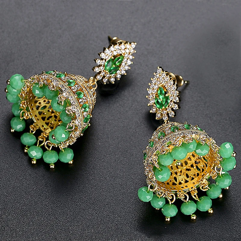 Indien Pakistan Ohrringe Kupfe – Ethnic Fashion Pakistan Bewertung und Preis