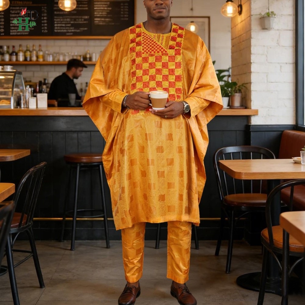 Neue afrikanische Kleidung für – Boubou Men Africa Bewertung und Preis