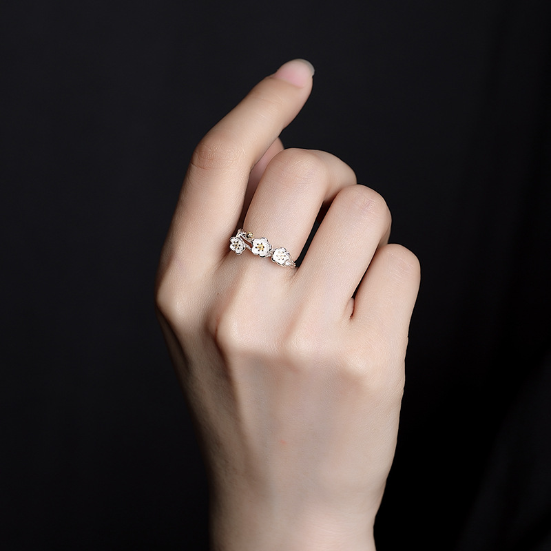 Offene Ringe aus 925er-Sterlin – Ethnic Fashion Wear Bewertung und Preis