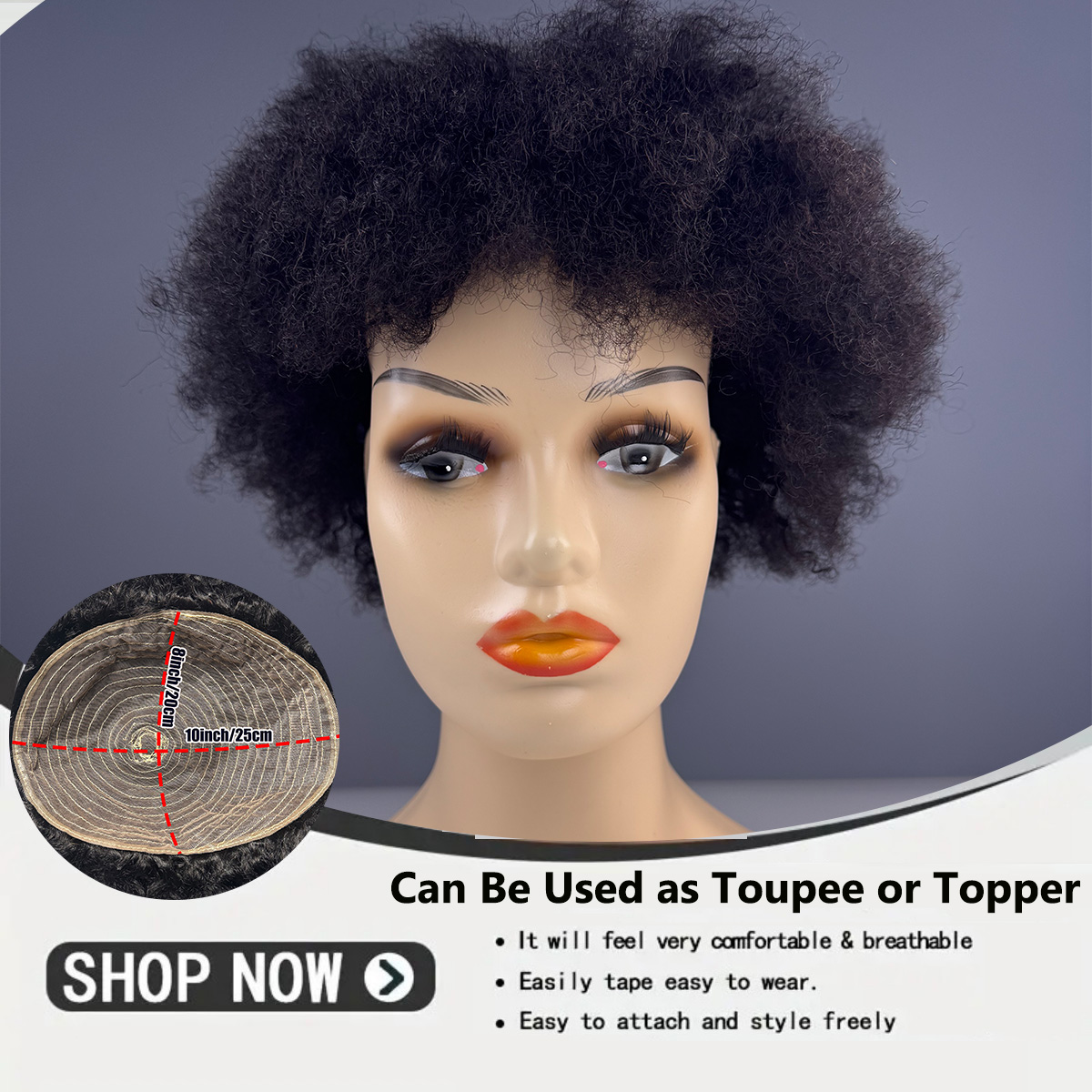 Unisex-Toupet oder Topper aus  – Ethnic Fashion India Bewertung und Preis