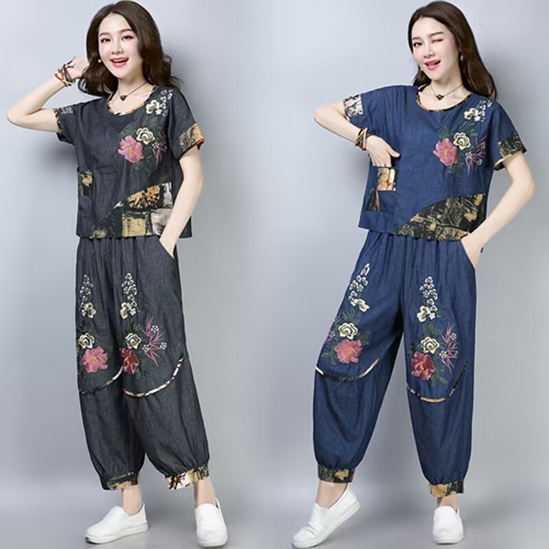 Ethno-Stil Plus Size Damenanzu – Ethnic Fashion Wear Bewertung und Preis