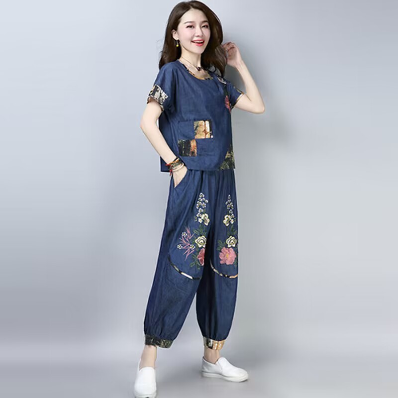 Ethno-Stil Plus Size Damenanzu – Ethnic Fashion Wear Bewertung und Preis