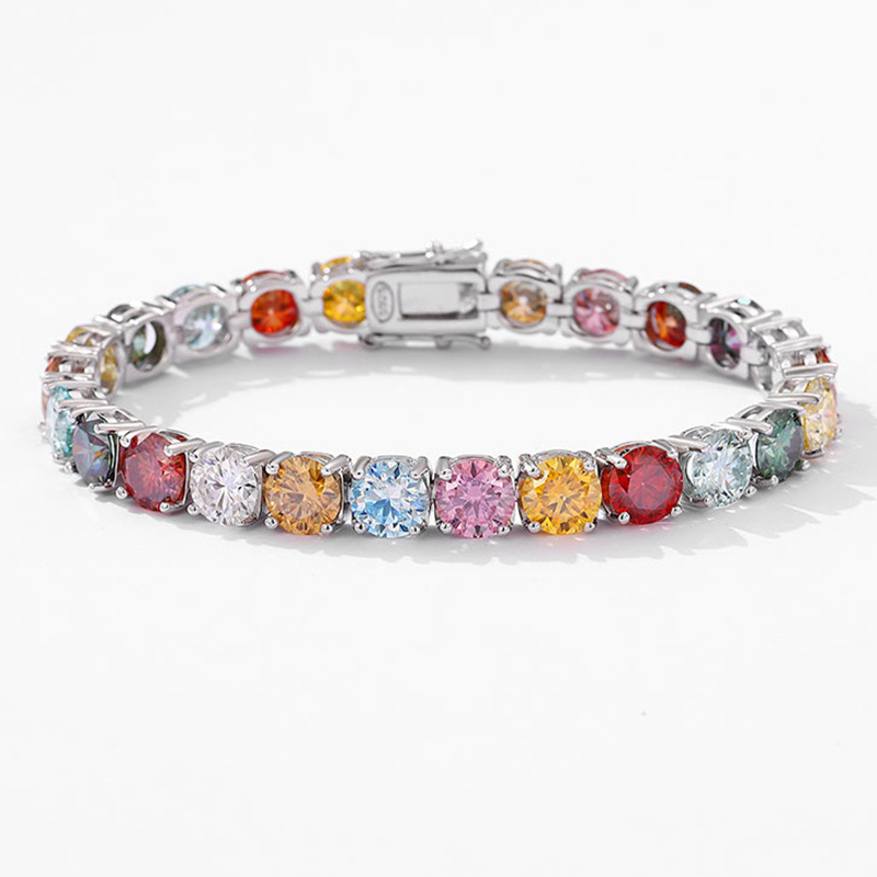 Dopaminfarbenes Moissanit-Plat – Ethnic Fashion Trend Bewertung und Preis