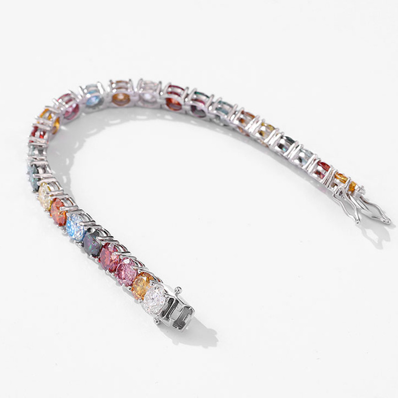 Dopaminfarbenes Moissanit-Plat – Ethnic Fashion Trend Bewertung und Preis