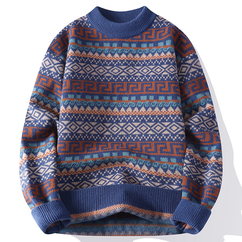 Trendiger Herren-Rundhalspullo – Ethnic Fashion Wear Bewertung und Preis
