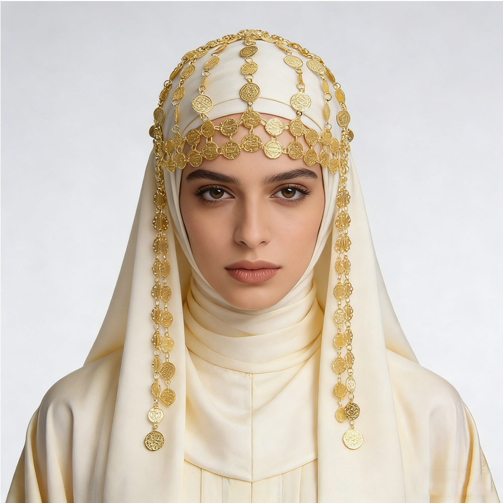 Vergoldete Legierung Münze Sch – Ethnic Fashion Pakistan Bewertung und Preis