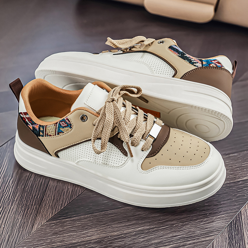 Weiße Plateau-Skateschuhe für  – Ethnic Fashion Walk Bewertung und Preis