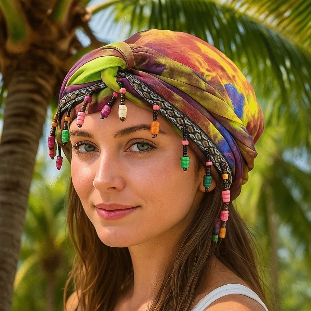 Elastischer Bunter Perlenverzi – Ethnic Fashion India Bewertung und Preis